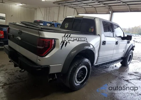 2013 Ford F150 Svt Raptor из США, поврежденный, VIN 1FTFW1R67DFB97726